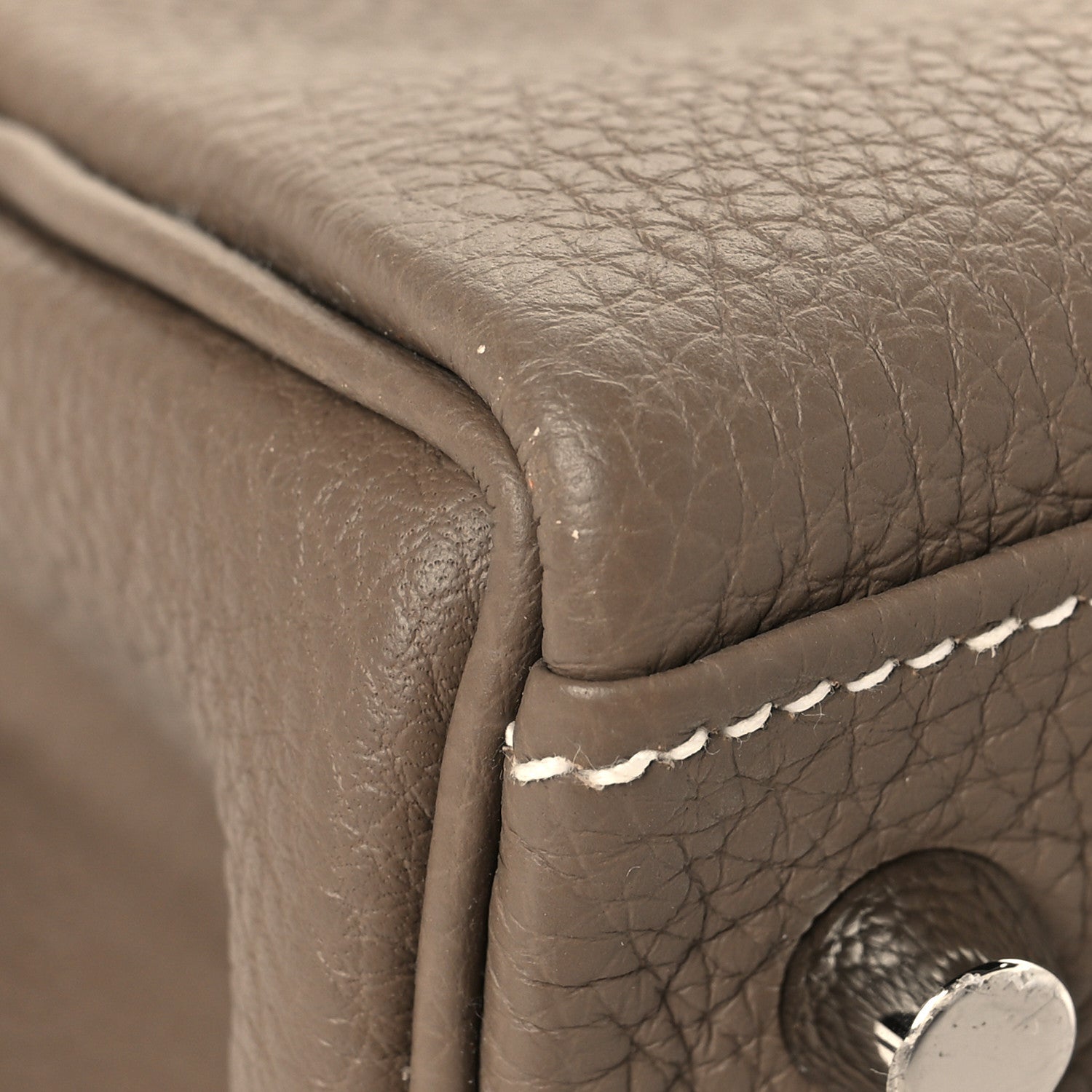 Hermes Togo Kelly Retourne 28 Etoupe 10 of 12