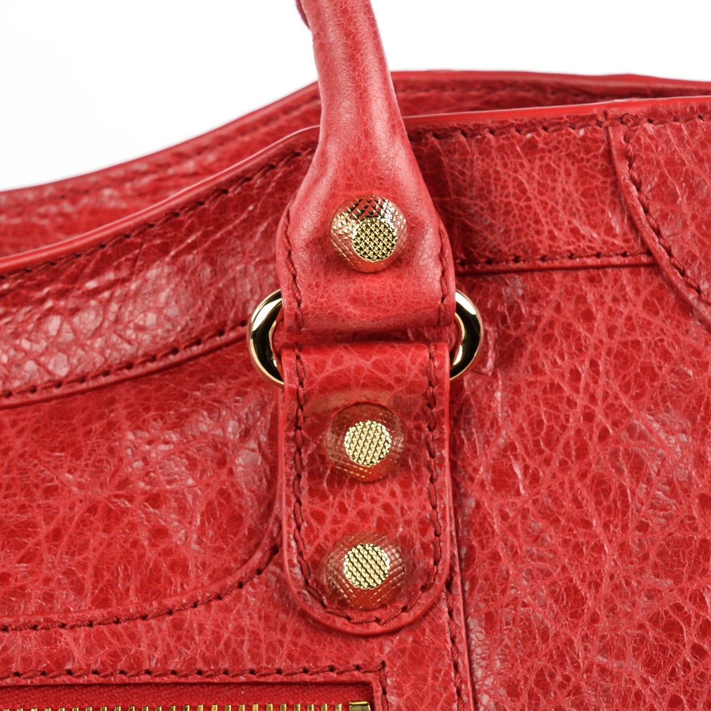 Agneau Giant 12 Gold Hardware City Rouge Cardinal