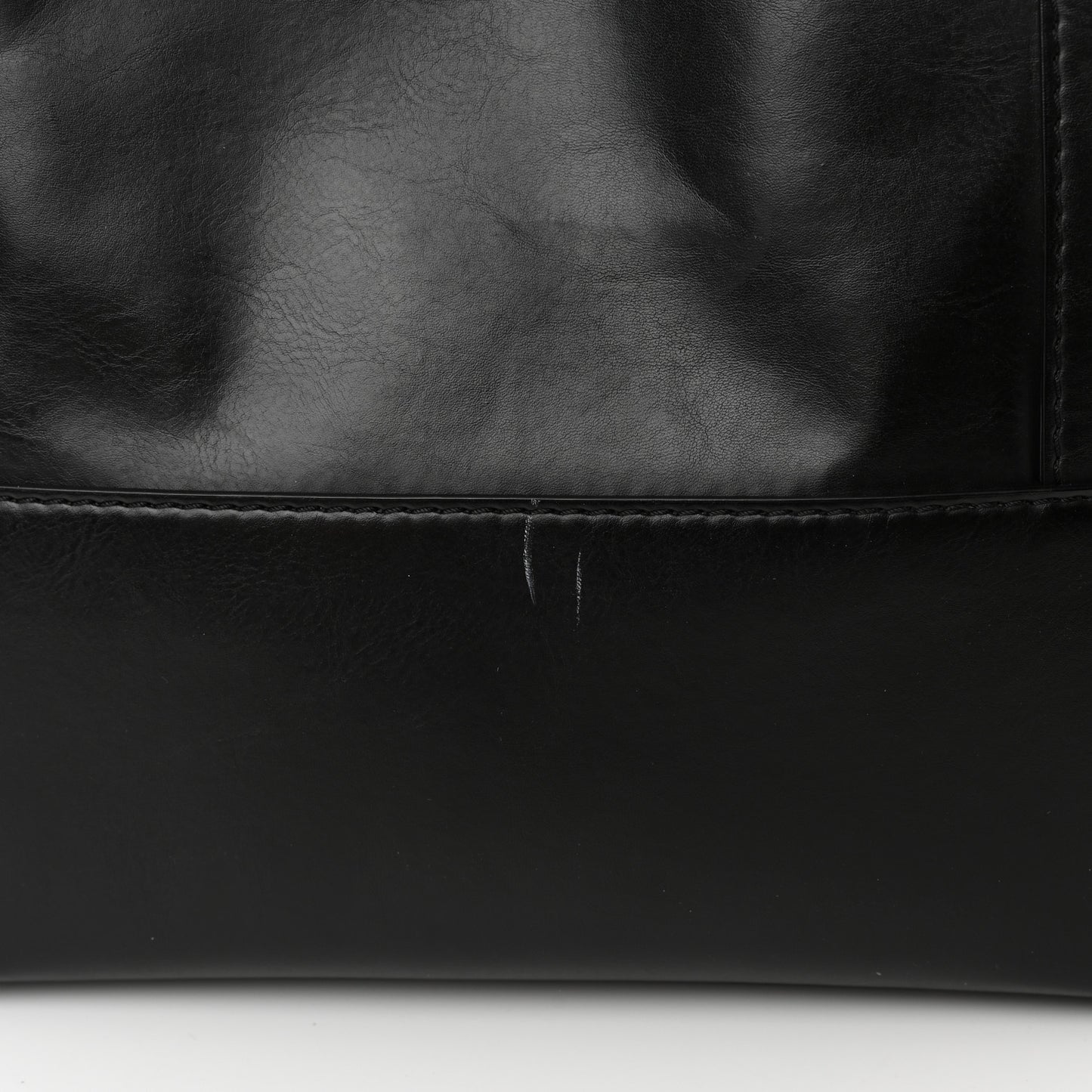 Eco Alter Nappa Popper Bucket Bag Black