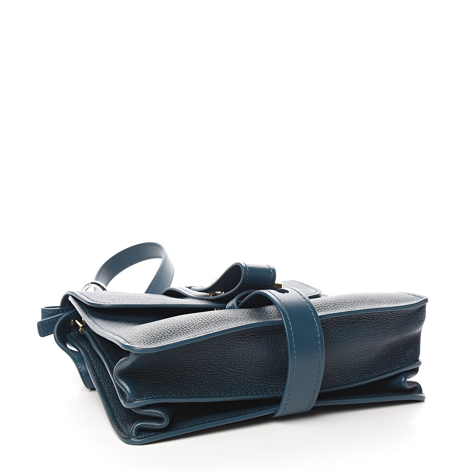 Chloe Grained Calfskin Medium Aby Day Shoulder Bag Navy Ink 3 of 13