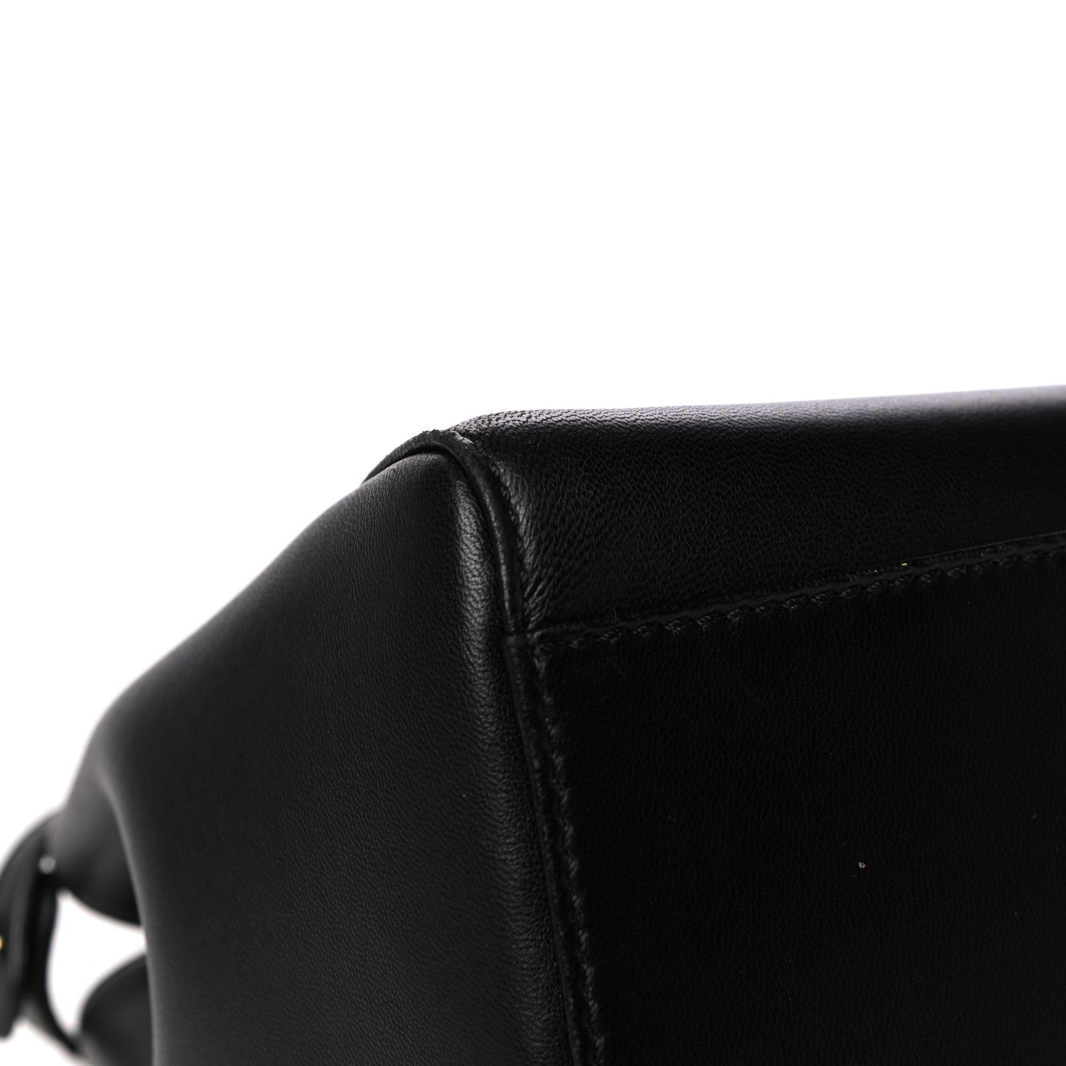 Fendi Nappa Mini Peekaboo Iconic Satchel Black 10 of 11