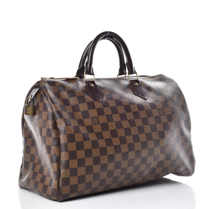 Louis Vuitton Damier Ebene Speedy 35 3 of 10