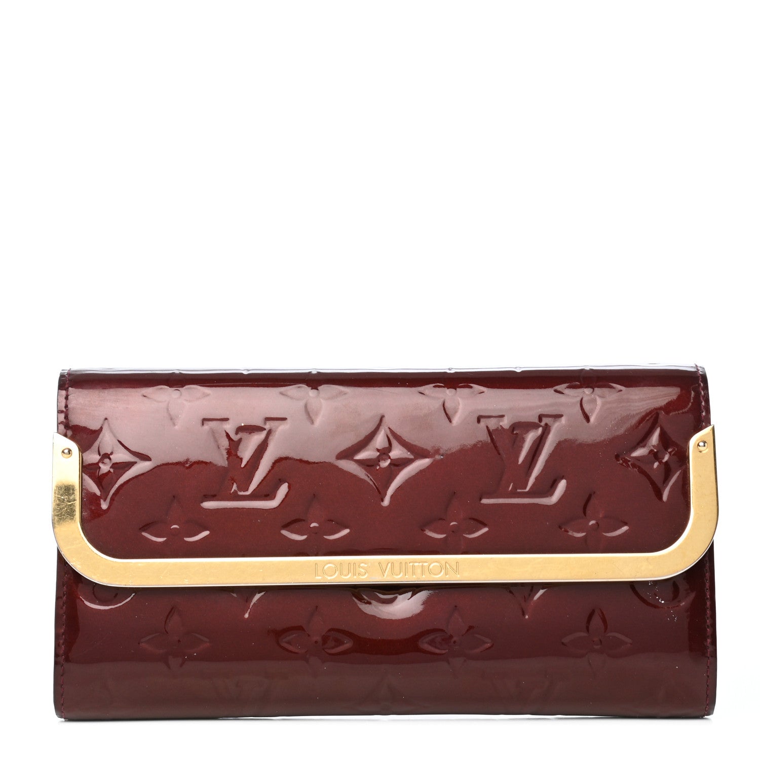 Louis Vuitton Vernis Rossmore Wallet Rouge Fauviste 1 of 10