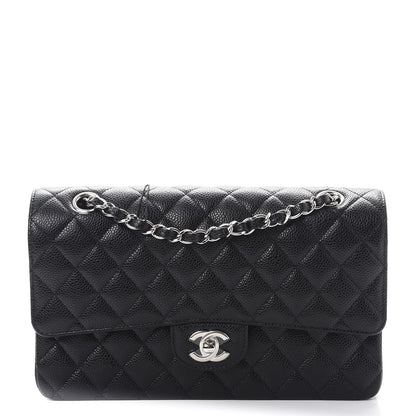 Chanel Caviar Quilted Medium Double Flap Black 1 of 8