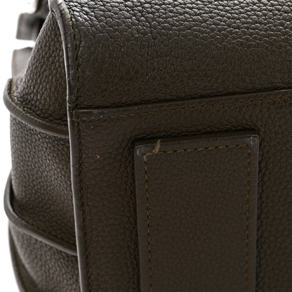 Saint Laurent Grained Calfskin Small Supple Sac De Jour Kaki Militaire 11 of 12