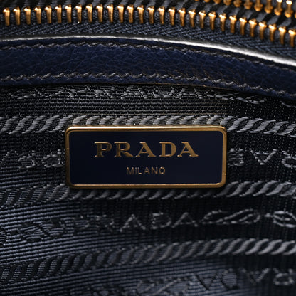 Prada Saffiano Soft Calfskin Double Handle Satchel Baltico 6 of 10