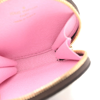 Louis Vuitton Monogram 2021 Christmas Animation Japanese Garden Round Coin Purse Wisteria Pink 5 of 6