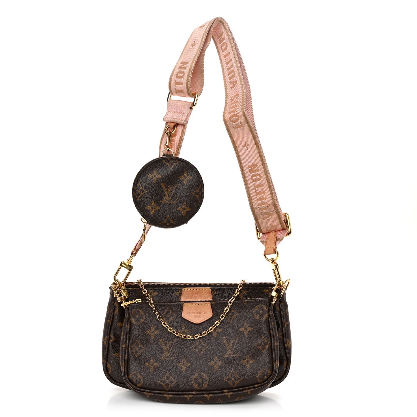 Monogram Multi Pochette Accessories Rose Clair