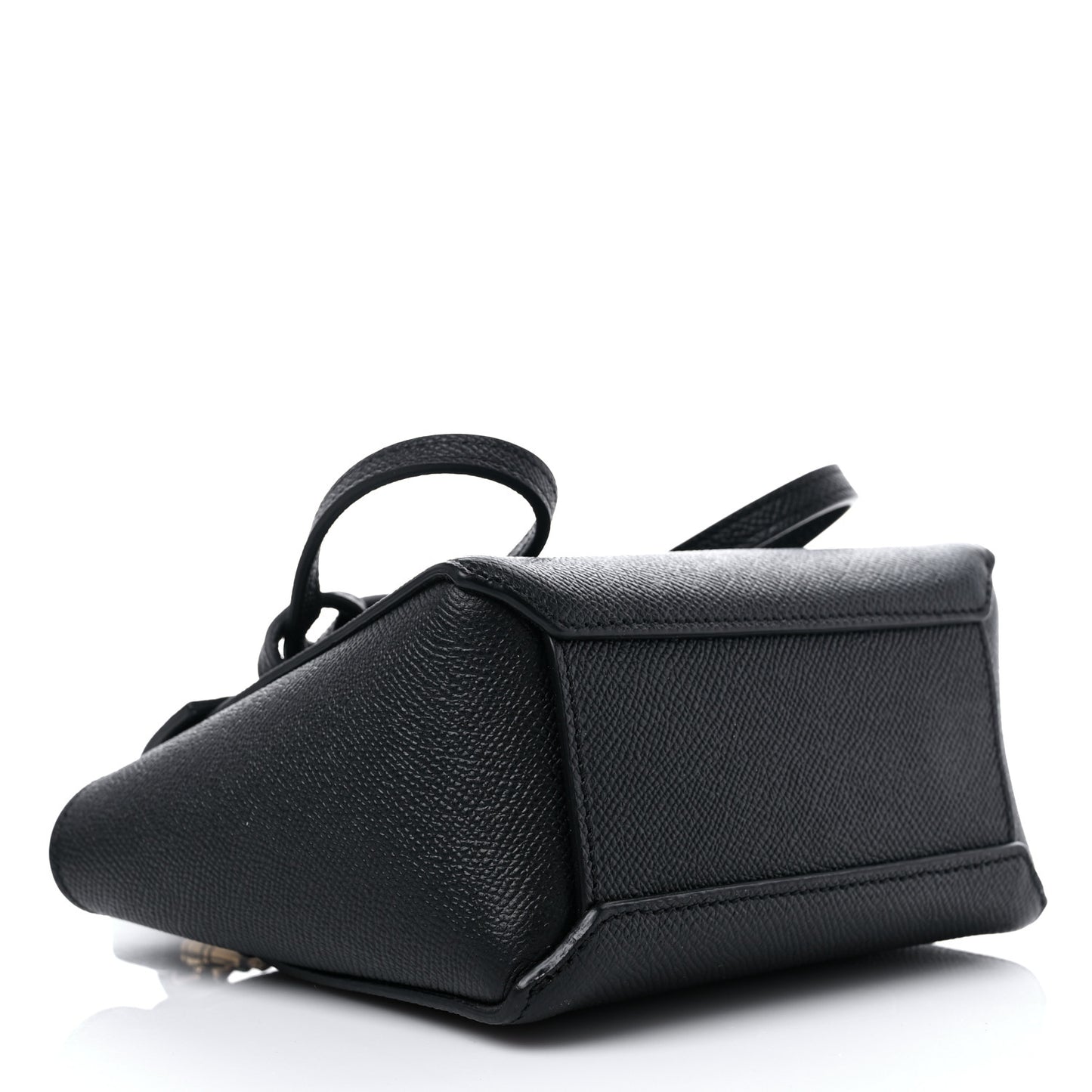 Grained Calfskin Pico Belt Bag Black