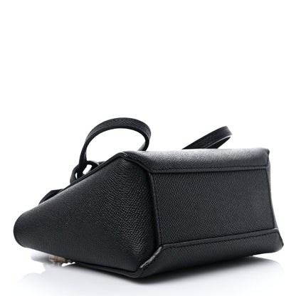 Celine Grained Calfskin Pico Belt Bag Black 4 of 8