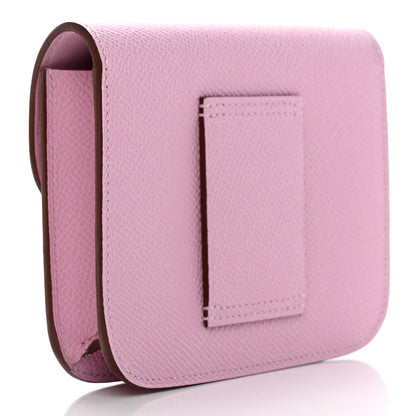Hermes Epsom Constance Slim Wallet Mauve Sylvestre 4 of 8