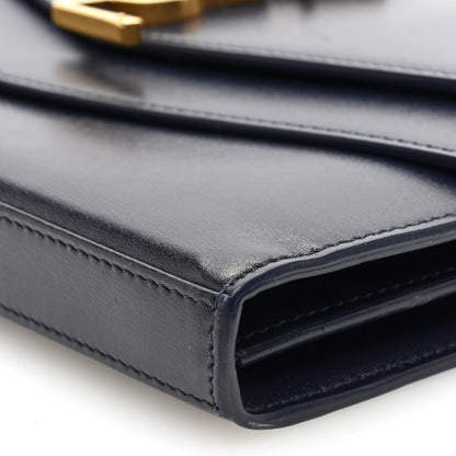 Saint Laurent Smooth Calfskin Monogram Sulpice Chain Wallet Black 9 of 9