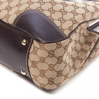 Gucci Monogram Medium Princy Tote Dark Brown 5 of 9