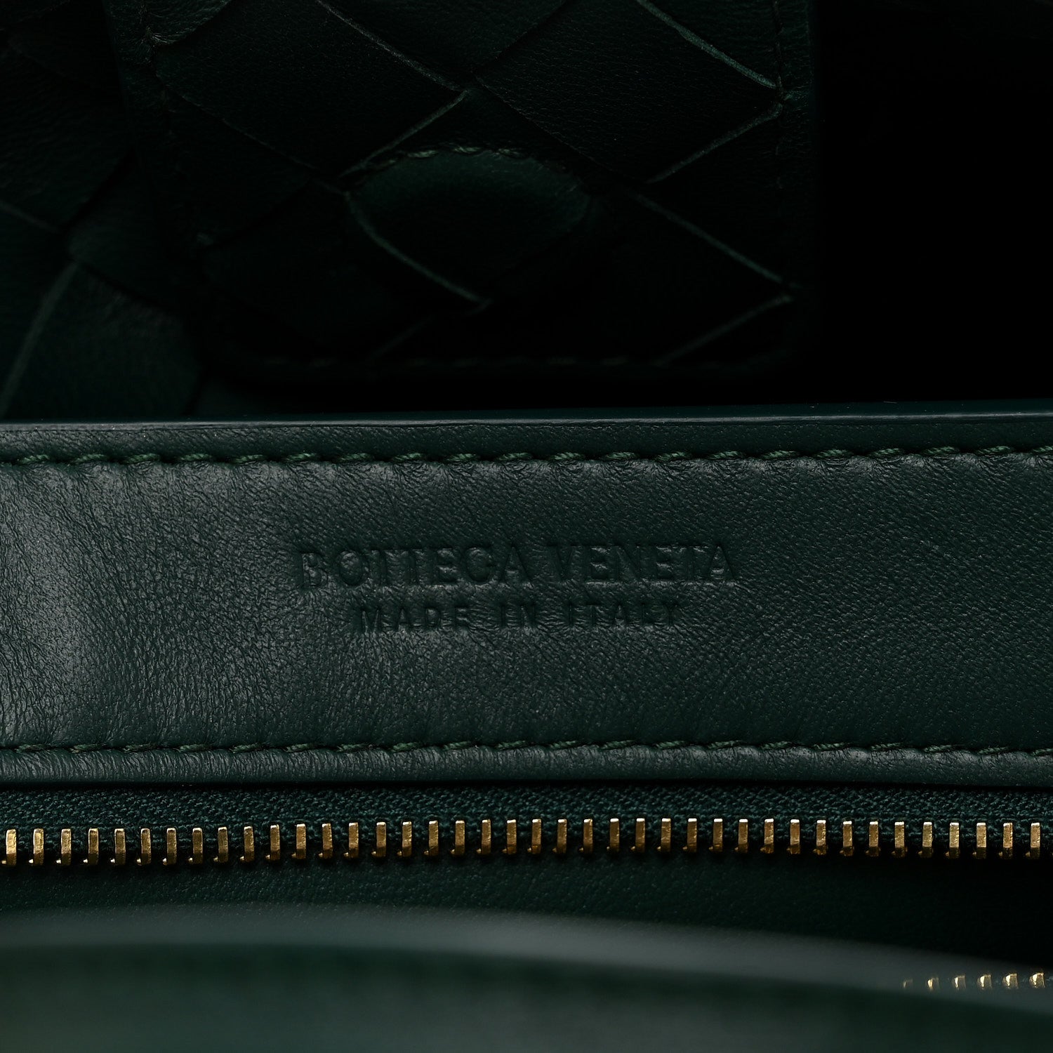 Bottega Veneta Nappa Intrecciato Small Andiamo Shoulder Bag Emerald Green 6 of 9