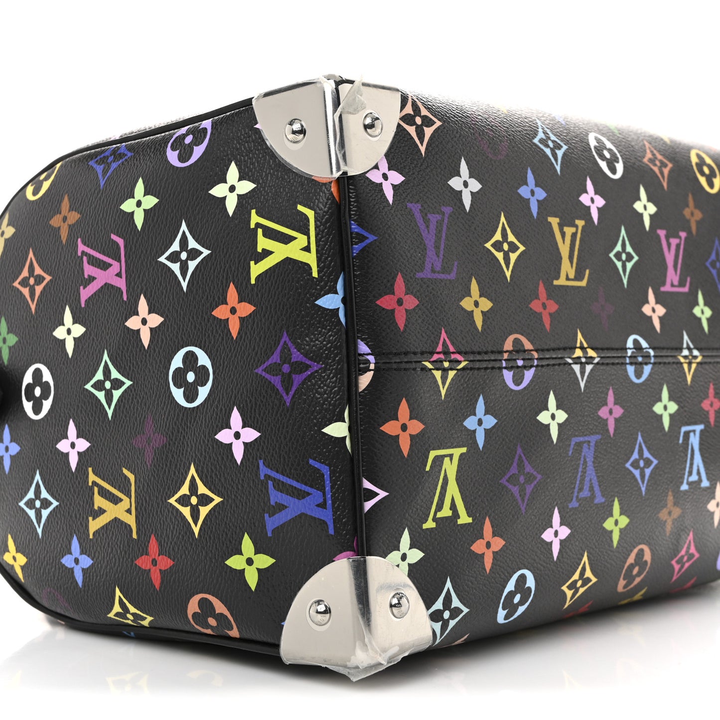 LV X TM Monogram Multicolor Speedy Soft 30 Black