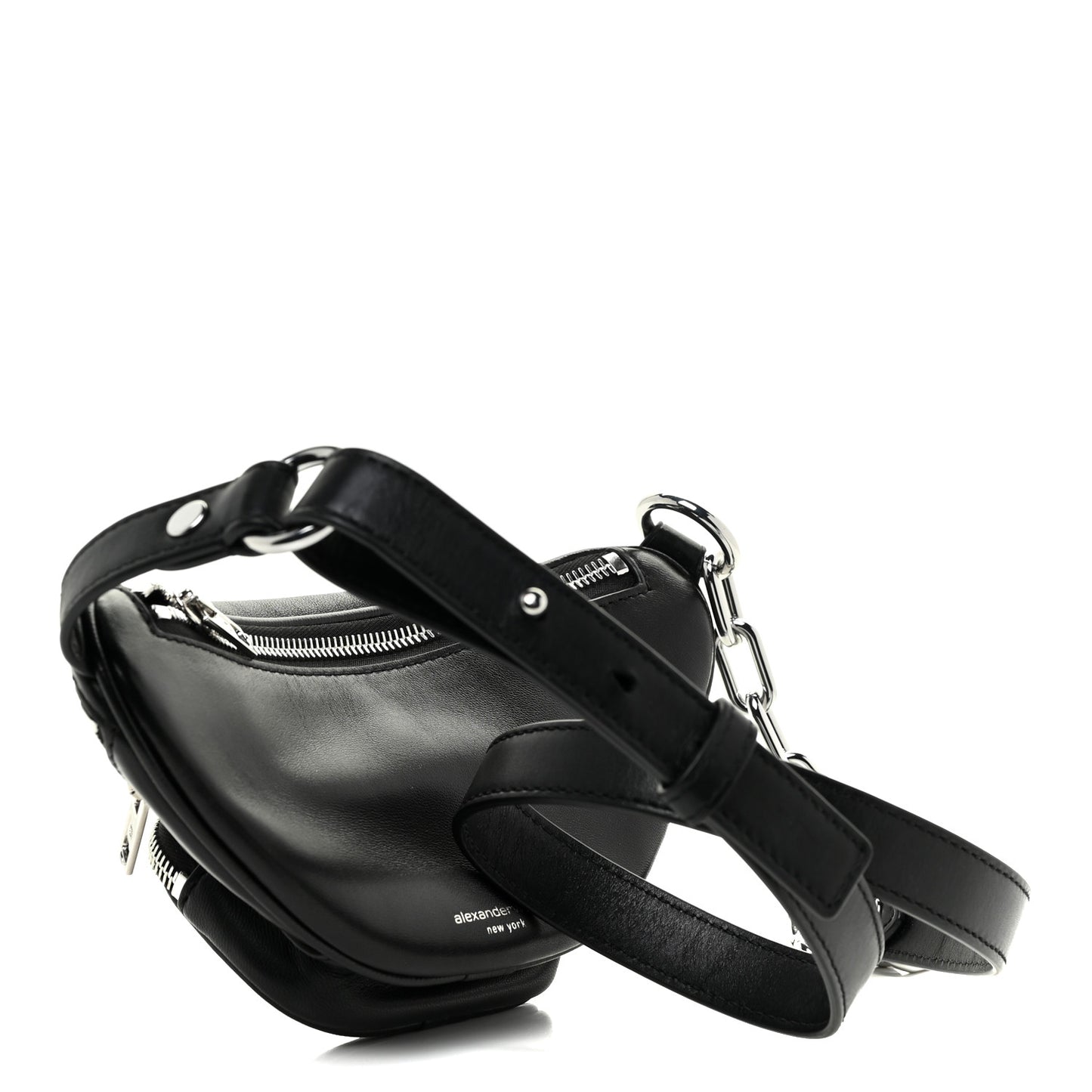Lambskin Mini Attica Belt Bag Black