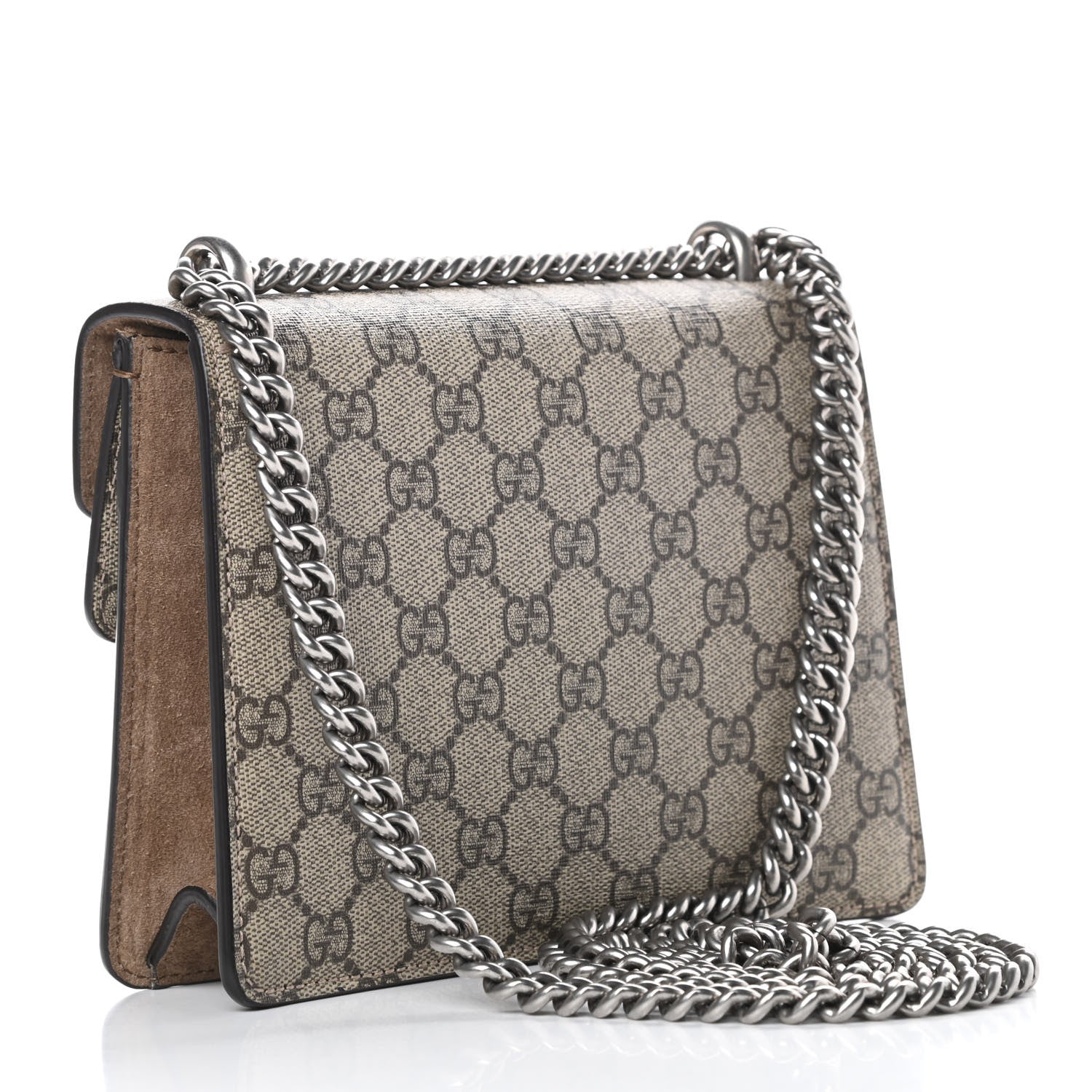 Gucci GG Supreme Monogram Mini Dionysus Shoulder Bag Taupe 3 of 14