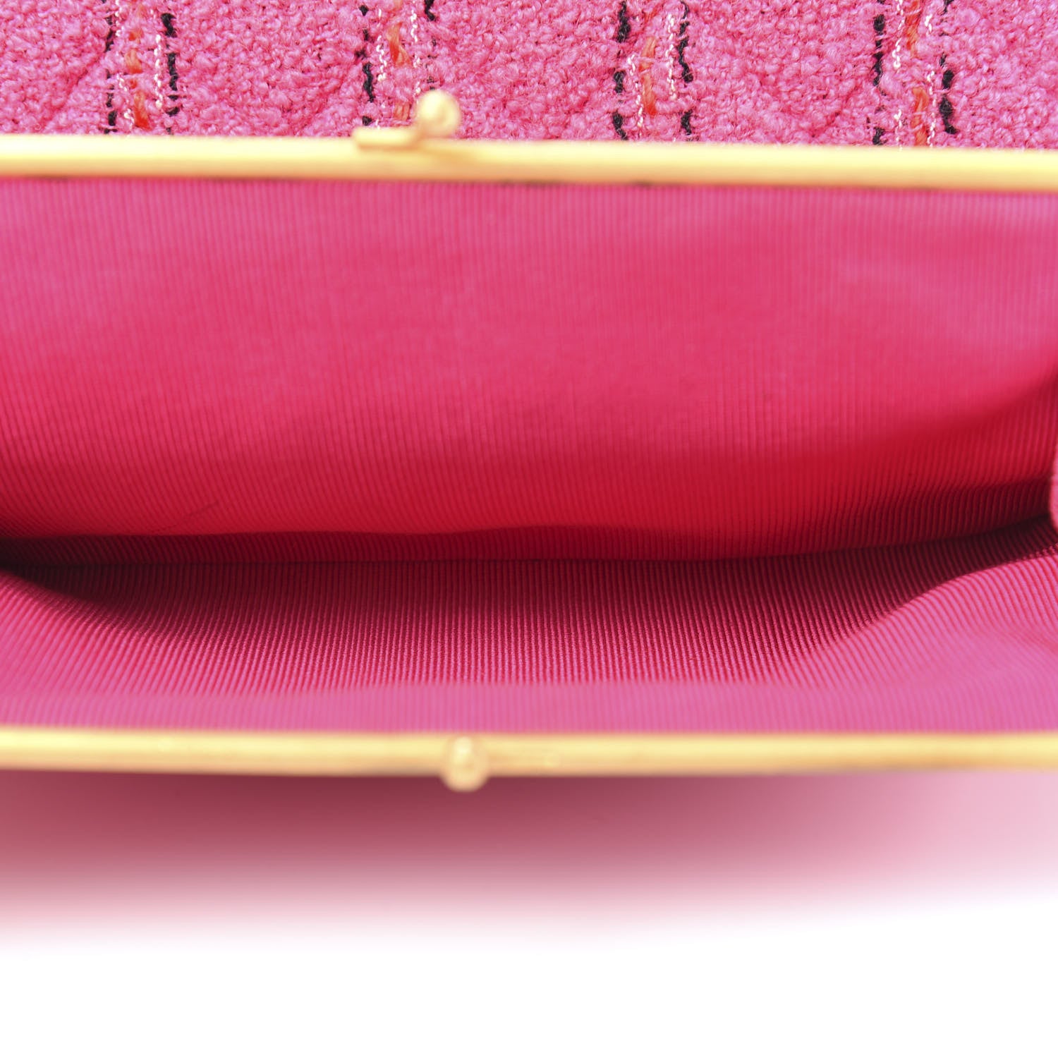 Chanel Tweed Crossbody Bag Pink 14 of 15