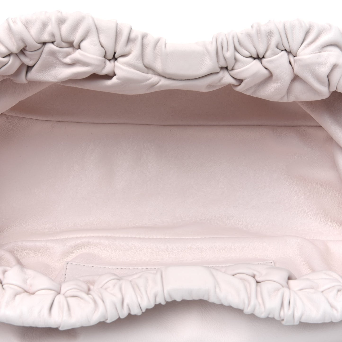 Lambskin Cloud Clutch Apple Blossom