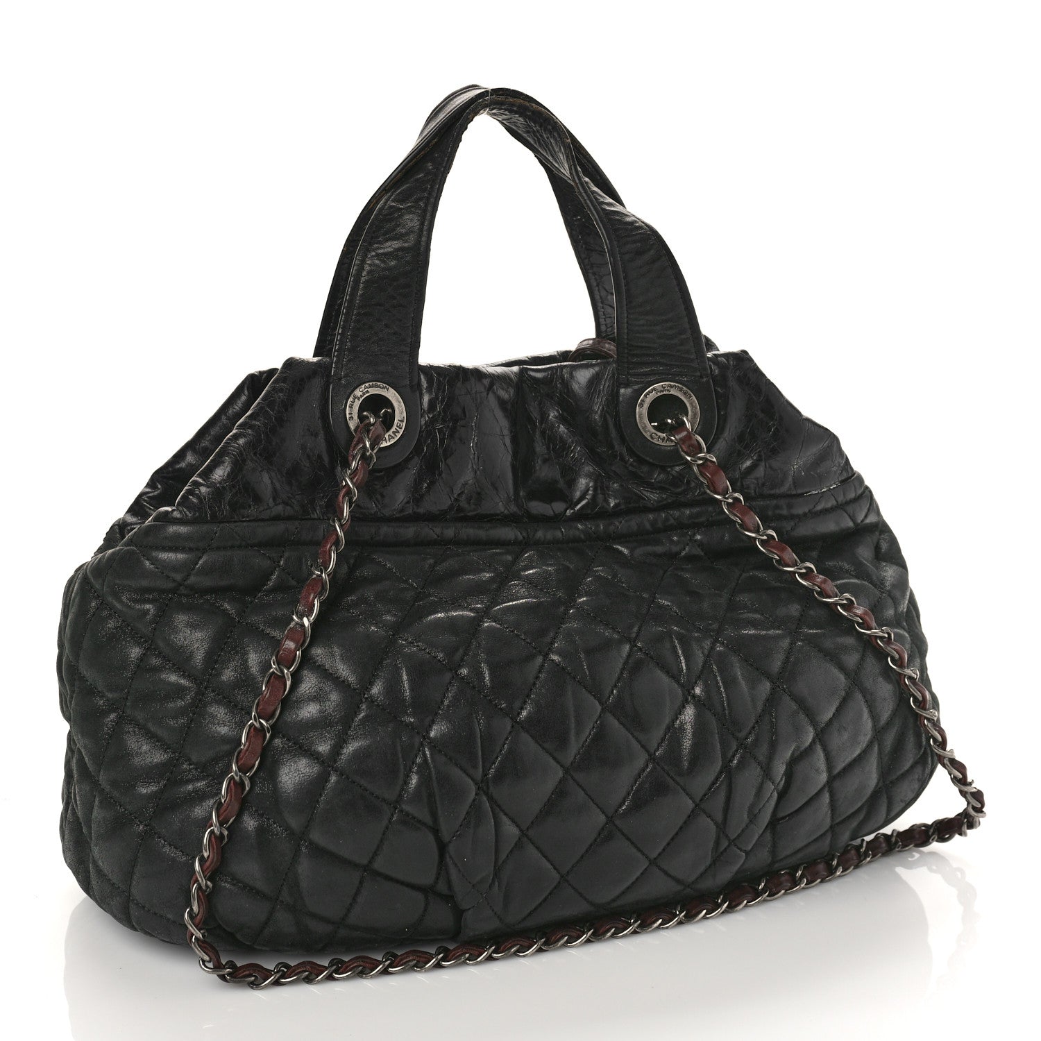 Chanel Iridescent Calfskin Small In The Mix Tote Black 2 of 13