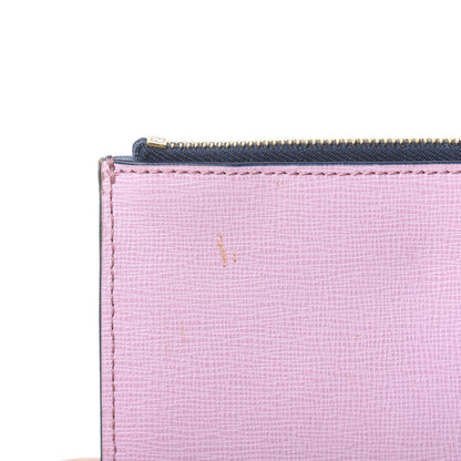 Fendi Vitello Elite Crystal Eye Monster Zip Pouch Cobalt Multicolor 9 of 10