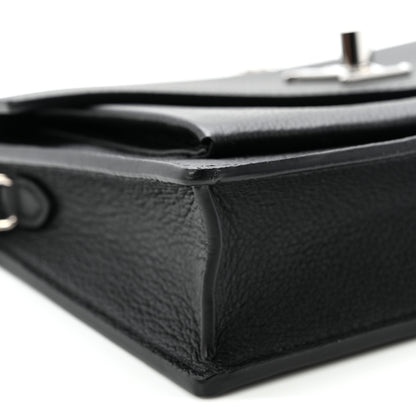 Louis Vuitton Soft Calfskin My Lockme Chain Pochette Black 8 of 9