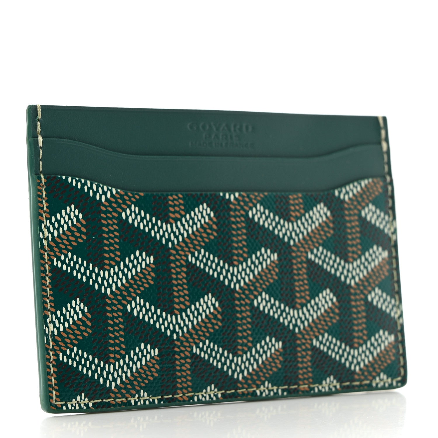 Goyard Goyardine Saint Sulpice Card Holder Green 3 of 7