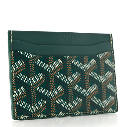 Goyard Goyardine Saint Sulpice Card Holder Green 3 of 7