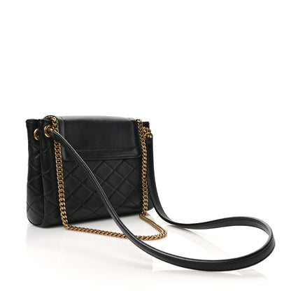 Saint Laurent Lambskin Quilted Monogram Mini Nolita Black 3 of 8