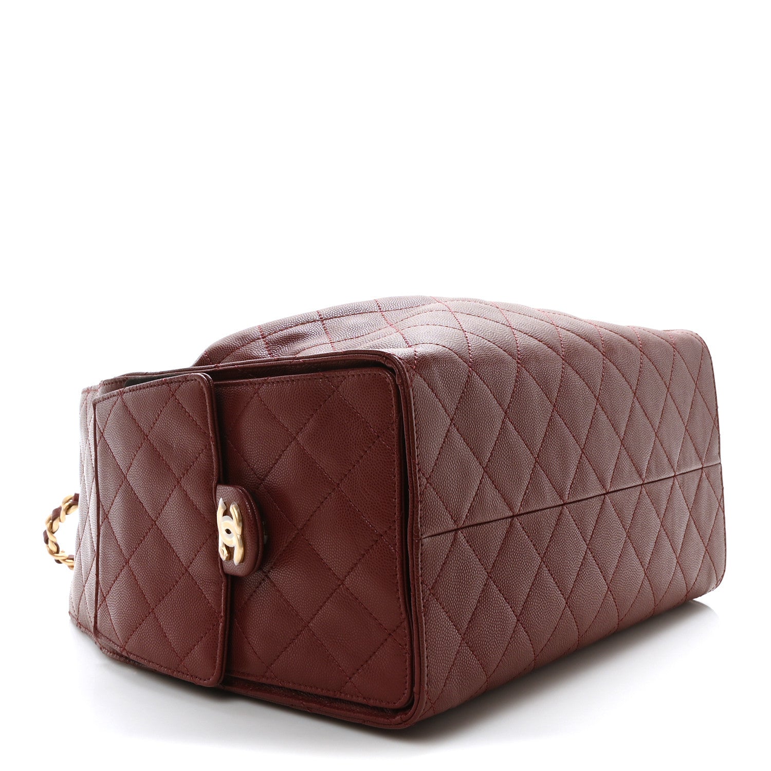 Chanel Caviar Quilted Medium Chanel 25 Handbag Burgundy 5 of 11