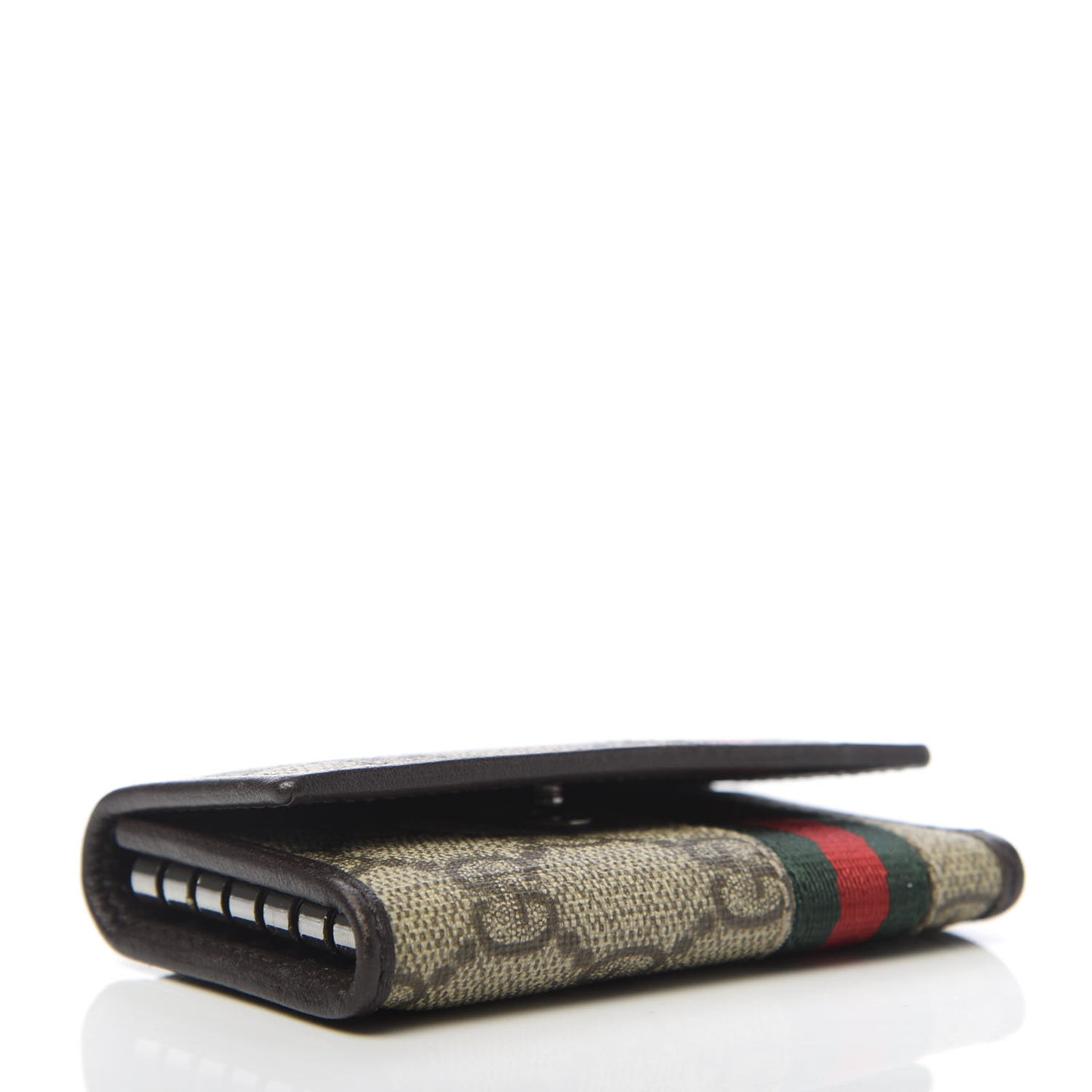 GG Supreme Monogram Web 6 Key Holder Case