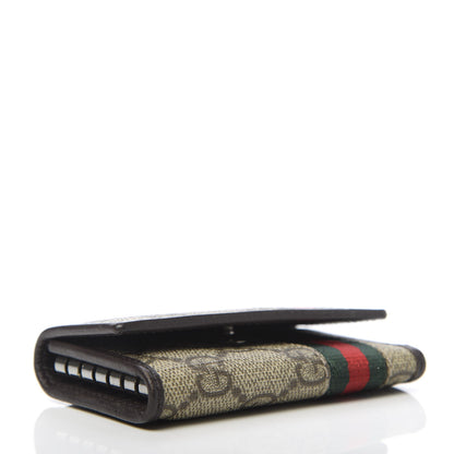 Gucci GG Supreme Monogram Web 6 Key Holder Case 4 of 9