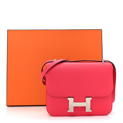 Hermes Epsom Constance 18 Rose Extreme 11 of 11