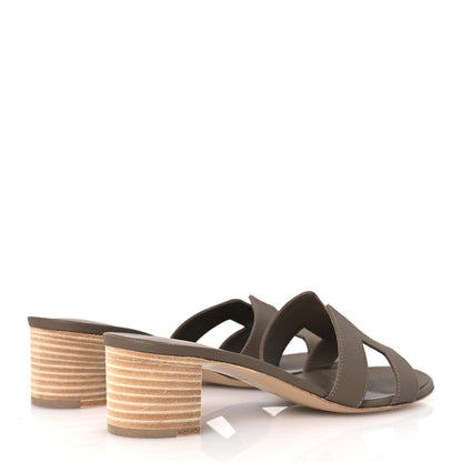 Hermes Epsom Oasis Sandals 41 Etoupe 5 of 12