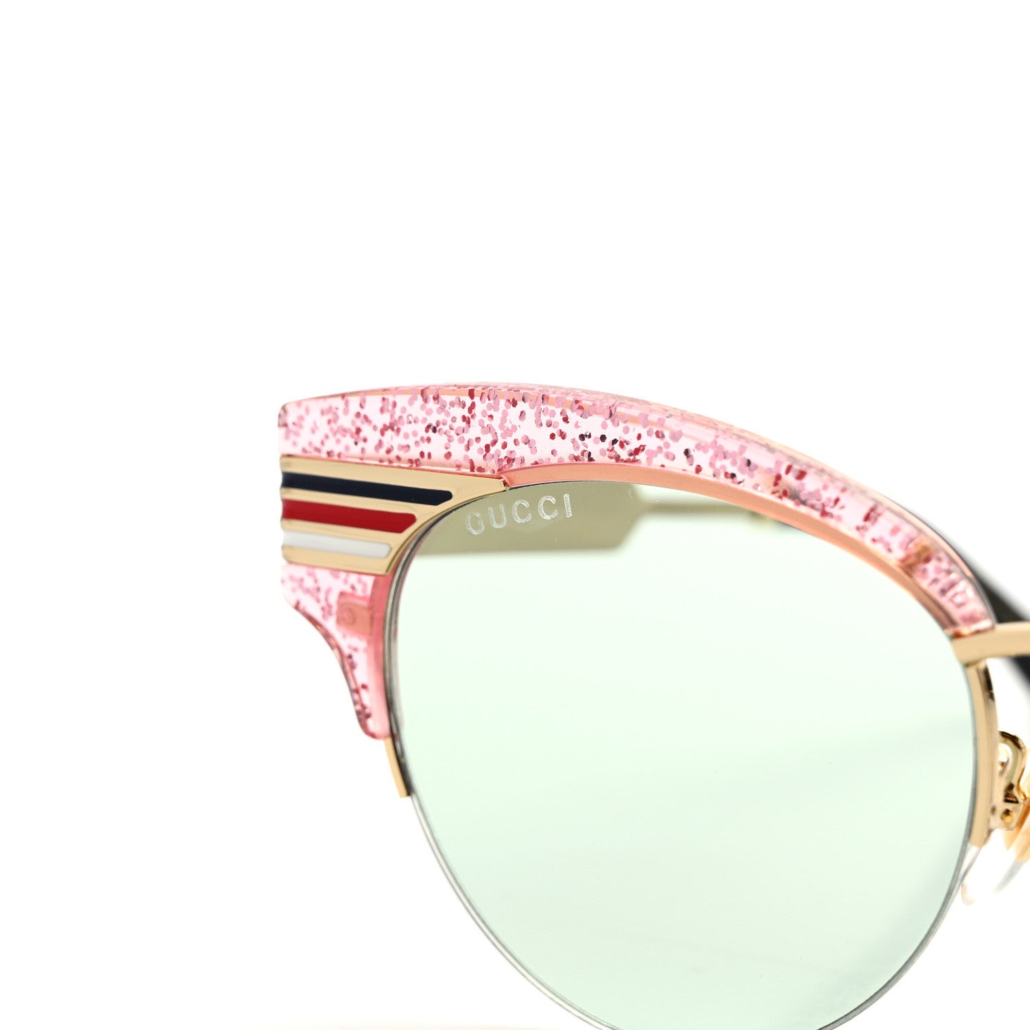Gucci Glitter Cat Eye Sunglasses GG0283S Pink 5 of 8