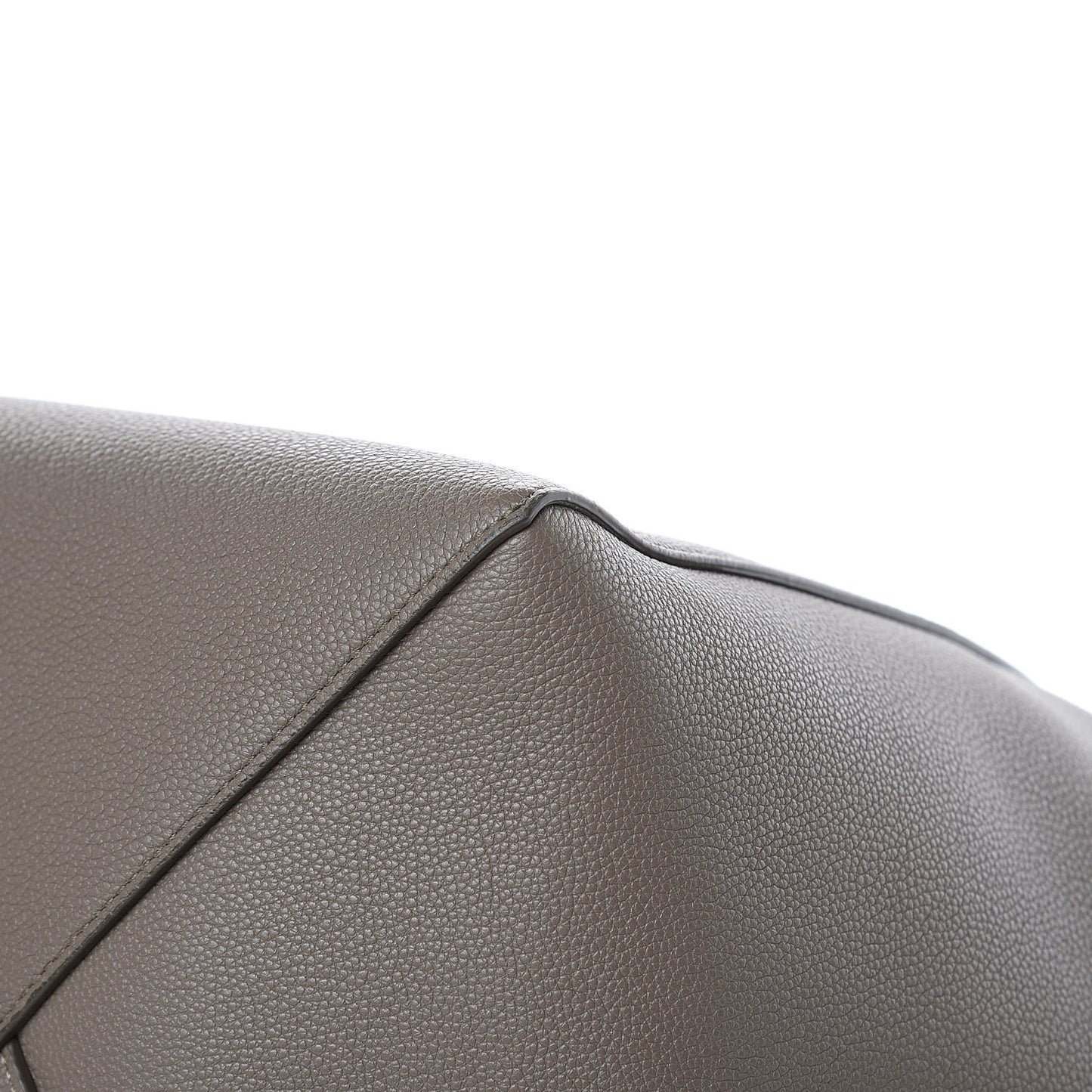 Soft Grained Calfskin Medium Belt Cabas Phantom Taupe
