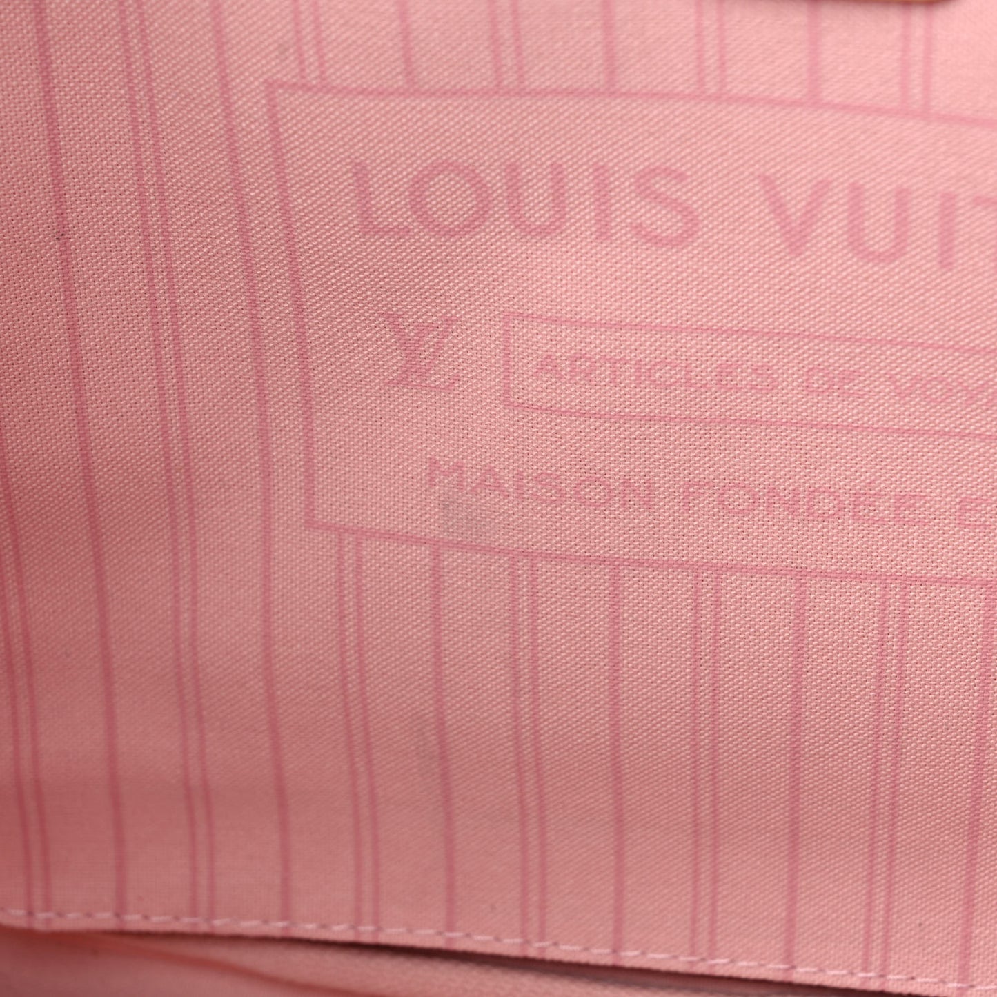 Damier Azur Neo Neverfull MM Rose Ballerine