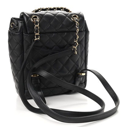 Chanel Calfskin Quilted Mini Urban Spirit Backpack Black 3 of 9