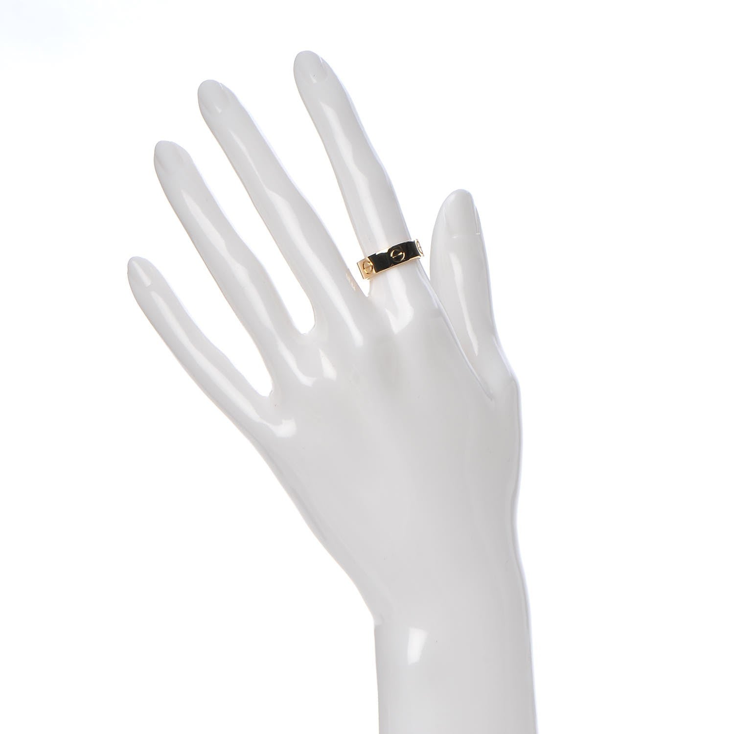Cartier 18K Yellow Gold 5.5mm LOVE Ring 51 5.75 2 of 6