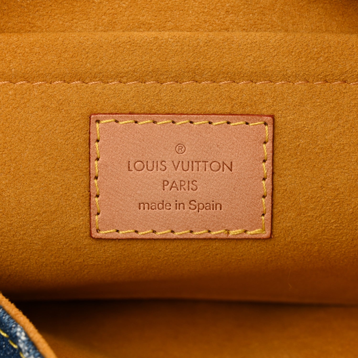 Louis Vuitton Monogram Denim Mini Pleaty Blue 6 of 9