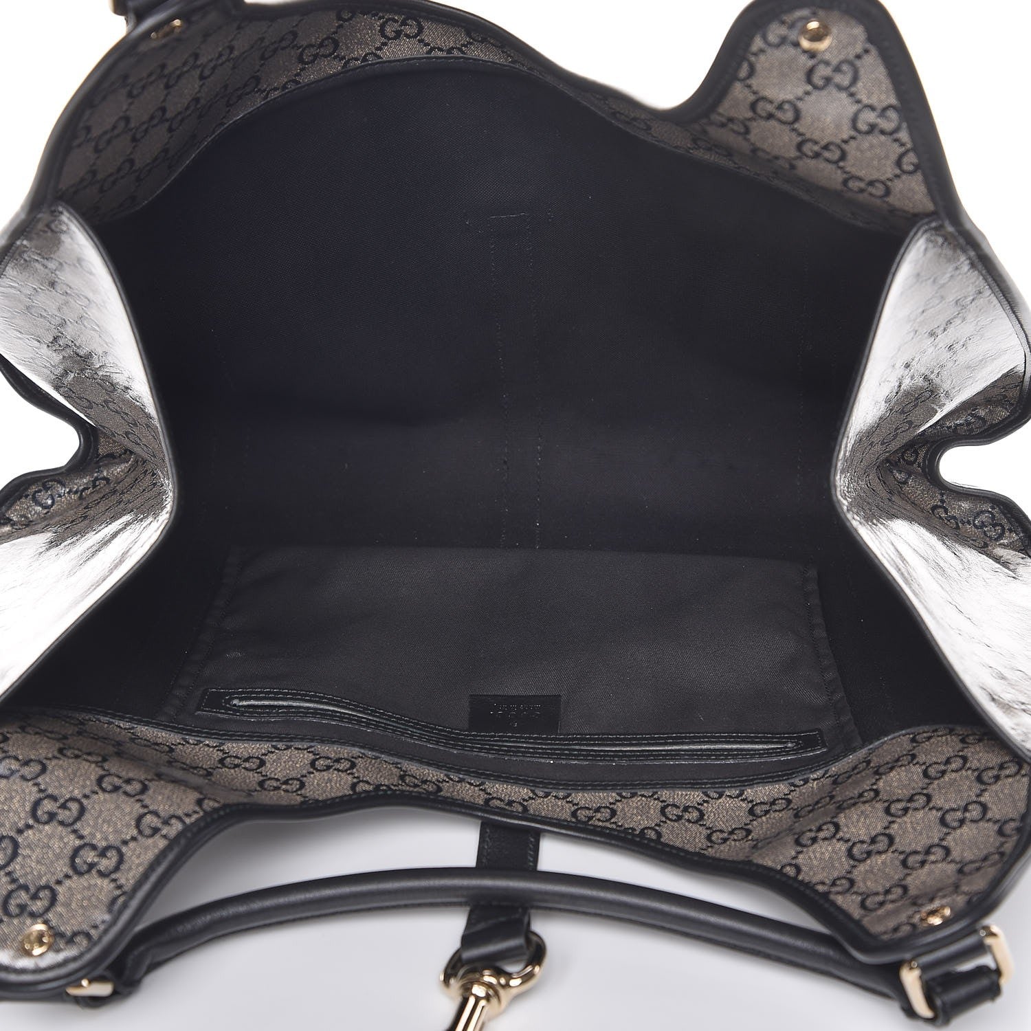 Gucci Crystal Monogram Large Joy Shoulder Bag Black 5 of 8