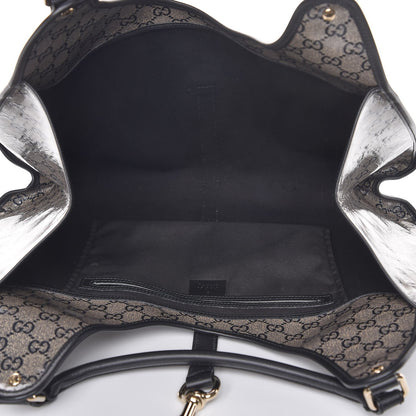Gucci Crystal Monogram Large Joy Shoulder Bag Black 5 of 8