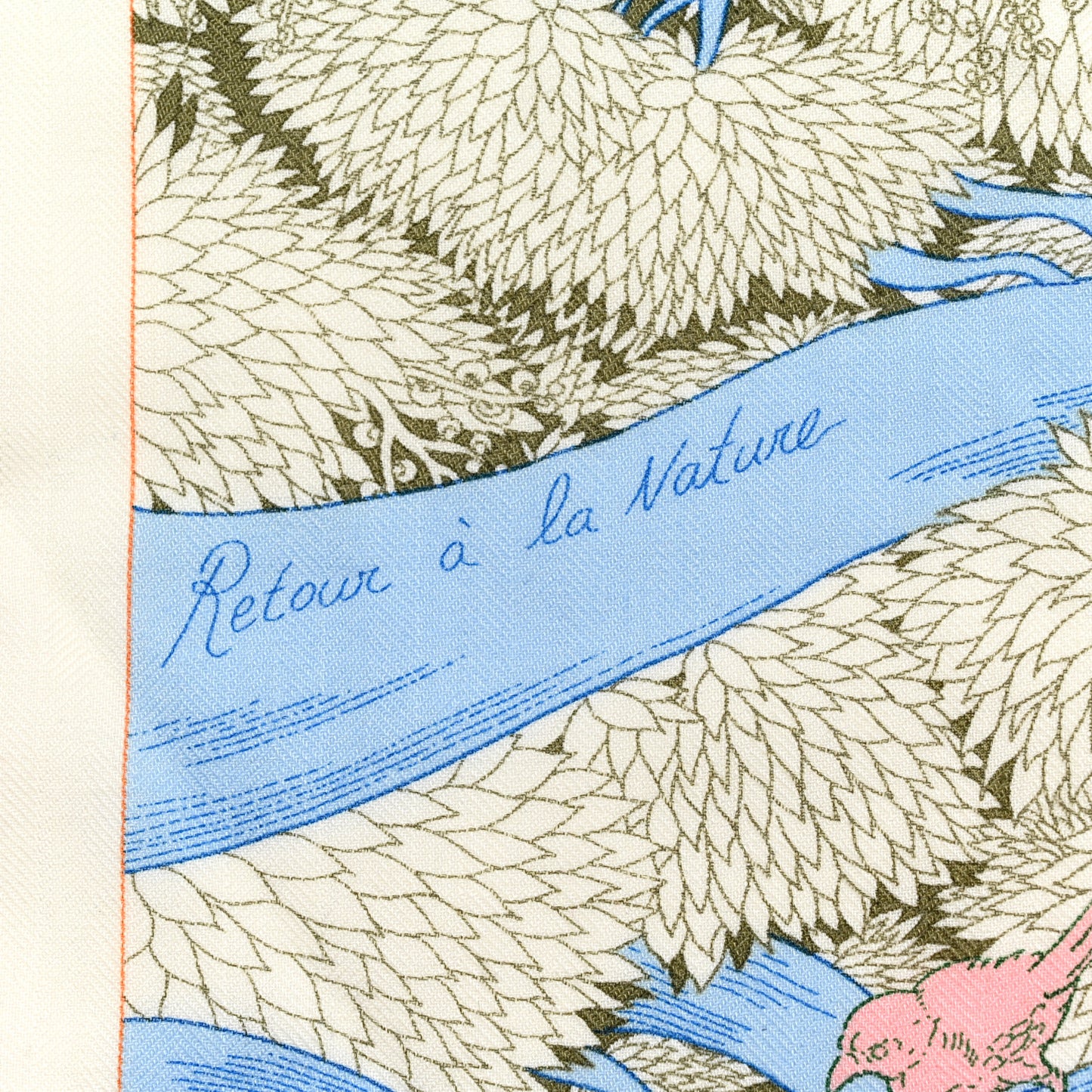 Cashmere Silk Retour a la Nature 140 Bleu Ciel Rose Vert