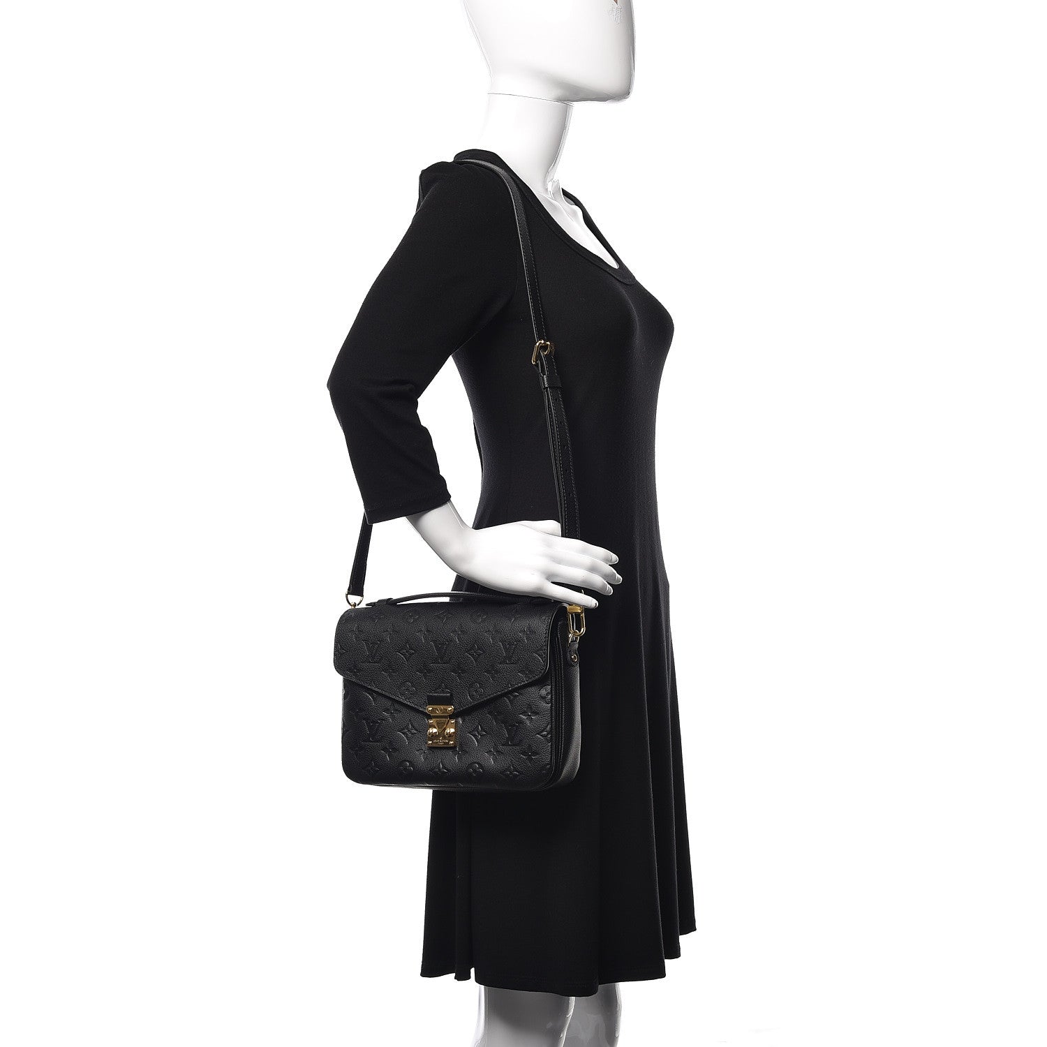 Louis Vuitton Empreinte Pochette Metis Black 2 of 9
