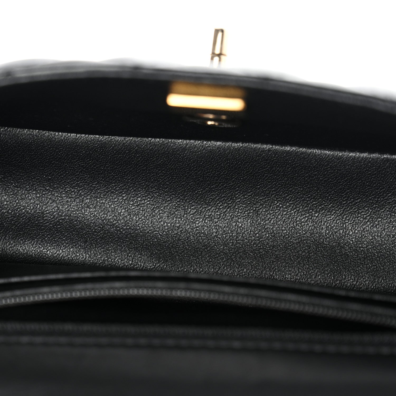 Chanel Lambskin Quilted Mini Rectangular Flap Black 5 of 12