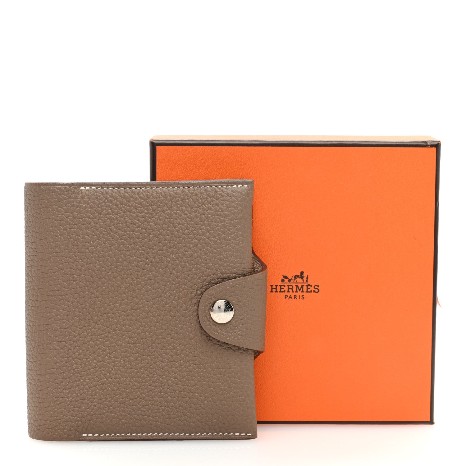 Hermes Togo Ulysse Mini Notebook Etoupe 8 of 8