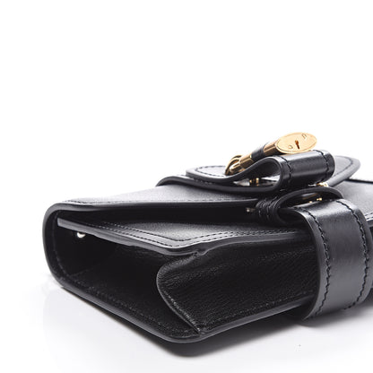 Chloe Shiny Goatskin Calfskin Aby Chain Shoulder Bag Black 9 of 11