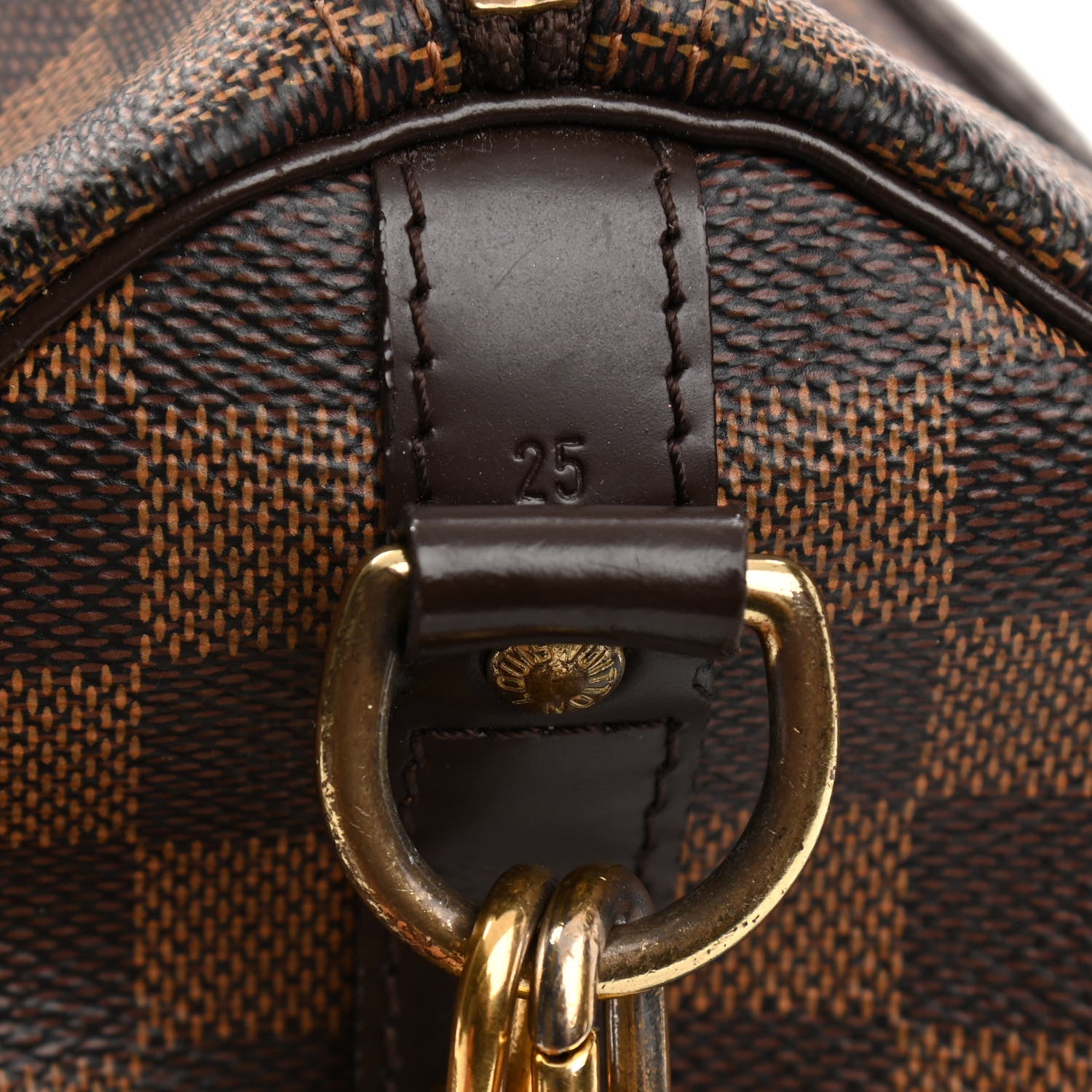 Louis Vuitton Damier Ebene Speedy Bandouliere 25 8 of 18