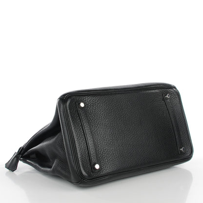 Hermes Taurillon Clemence Birkin 35 Black 4 of 24