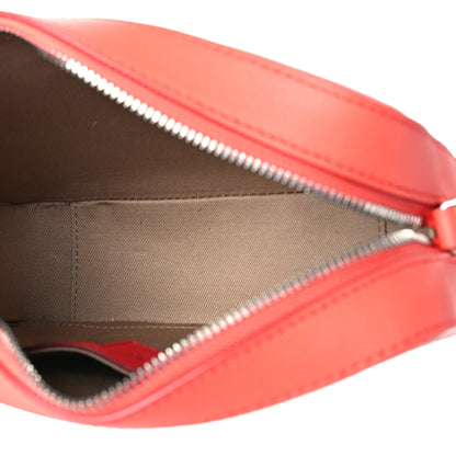 MCM Calfskin Ottomar Monogram Klara Crossbody Bag Hot Coral 5 of 8